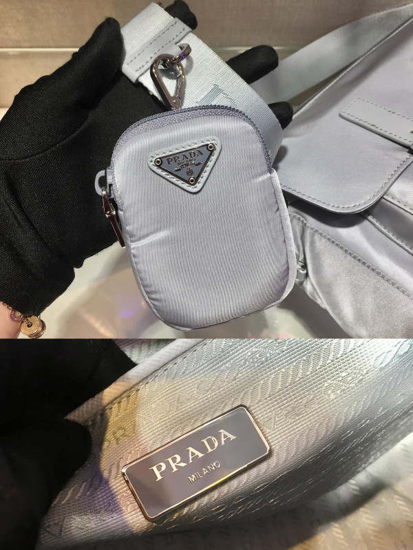 Pra*a medium nylon shoulder bag