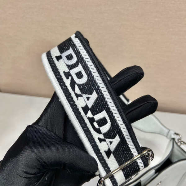 Pra*a leather mini shoulder bag