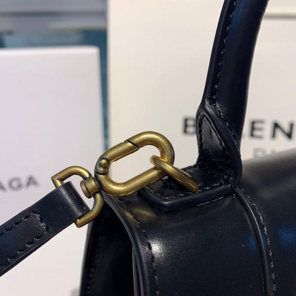 Ba*len*cia*ga hourglass xs top handle bag