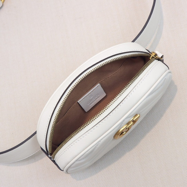 G*u*i gg marmont matelassé leather belt bag