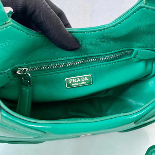 Pra*a moon padded nappa-leather bag