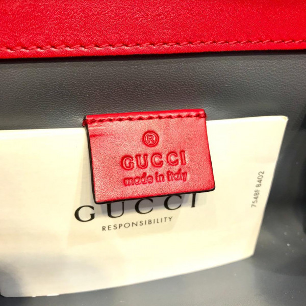 G*u*i zumi smooth leather mini shoulder bag