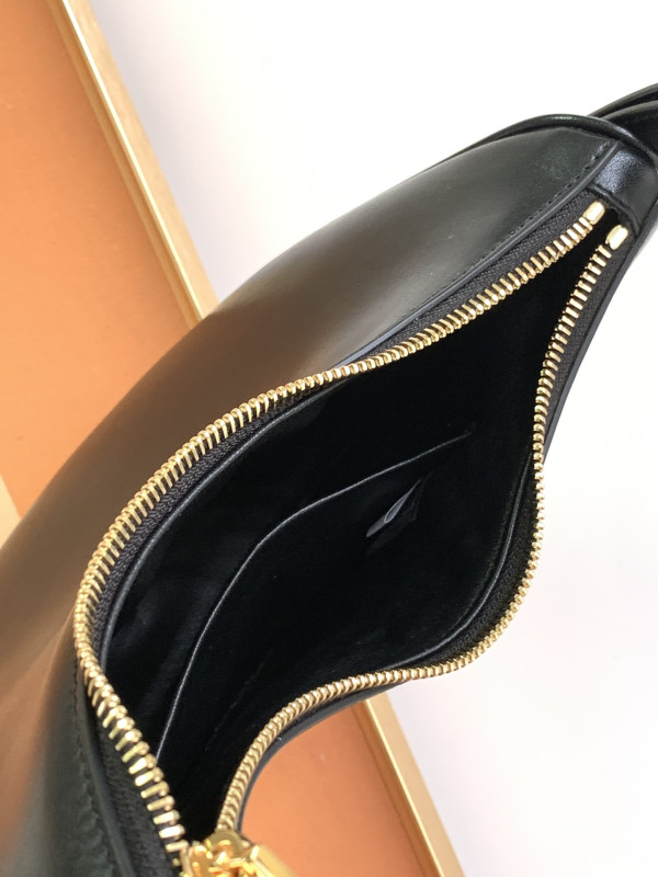 Pra*a arqué leather shoulder bag-22.5*18.5*6cm