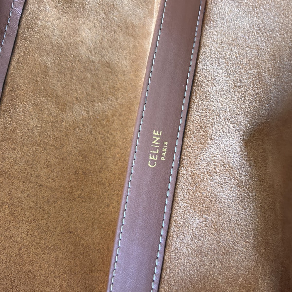 CELIN* CABAS DRAWSTRING CUIR TRIOMPHE