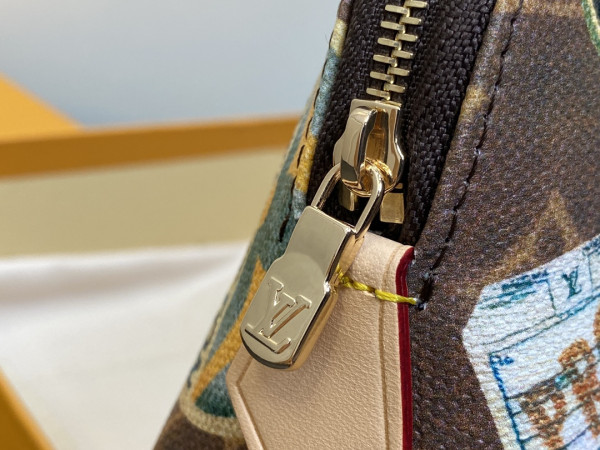 l0*is V*t0n cosmetic pouch pm-19*12*6cm