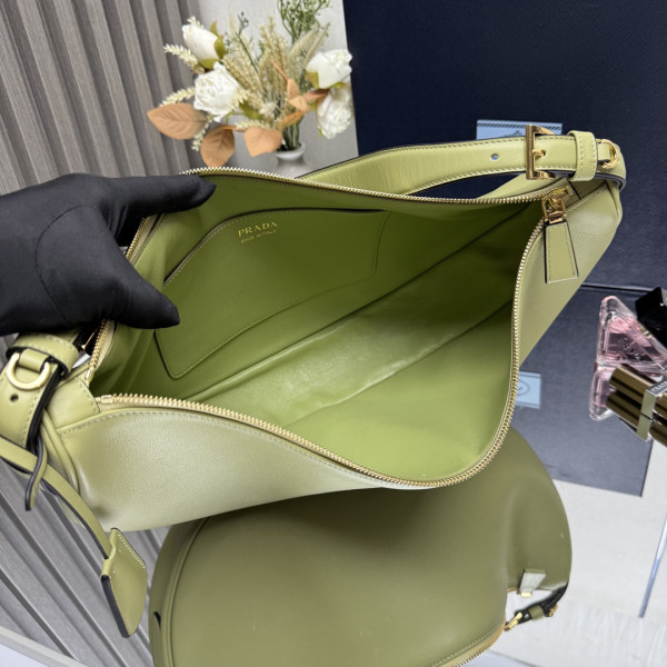 Pra*a demi-lune large shoulder bag-42*19.5*8.5cm