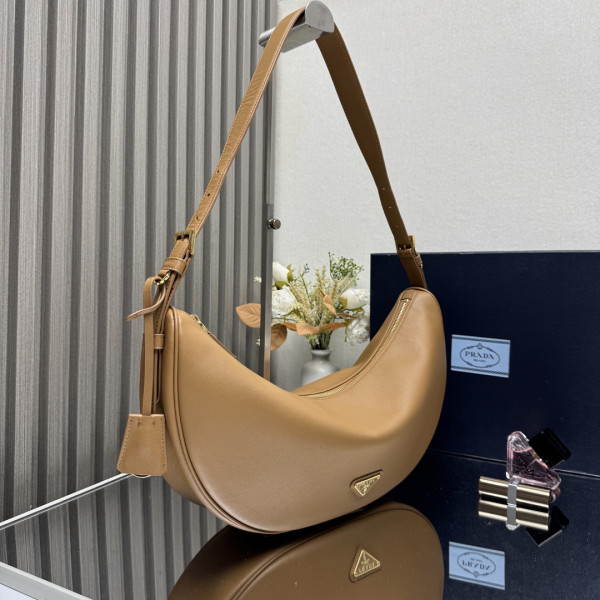 Pra*a demi-lune large shoulder bag-42*19.5*8.5cm